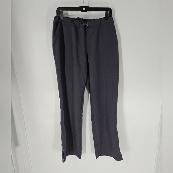 Figs Grey Short Sleeve Straight Leg Scrub Set L - Picture 8 of 15